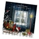 thumbnail image 3 of Cortinas de Ventana de Navidad 3D Cortina de Pared Decoración de Pared rmitorio en hogar 2 Paneles Adornos Sala de Ventana Macarena Cortinas navideñas 3D para ventanas, 3 of 8