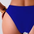 thumbnail image 6 of NOLDARES Women Low Rise Bikini Bottoms - Full Coverage Bathing Suit Bottoms Low Waist Swim Bottoms(Blue,M), 6 of 6