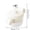 White, variant on Electric Food Chopper and Peeler 2 in 1, Rechargeable Mini Vegetable Cutter with Stainless Steel Blades, Portable Fruit and Garlic Mincer for Home, Camping, and Travel