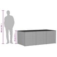 thumbnail image 2 of vidaXL Garden Storage Box Mix Beige 259.9 Gal Poly Rattan, 2 of 10