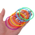 thumbnail image 5 of EXHUMKY 60Pcs Assorted Color Silicone Jelly Bracelets Versatile Hair Tie and Party Wristbands, 5 of 8