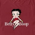 thumbnail image 2 of Men's Betty Boop Seated Logo  Graphic Tee Cardinal Medium, 2 of 5