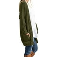 thumbnail image 6 of Women's Cardigan Sweater Clearance Loose Long Sleeve Open Front Knit Coat with Pockets, 6 of 8