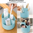 thumbnail image 3 of Desk Pencil Pen Holder, 3 Slots 360-Degree Rotating Multi-Functional Pen Holder, Pencil Cup Holder, Desktop Storage Pen, 3 of 5
