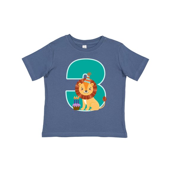 Inktastic 3rd Birthday Zoo Party 3 Year Old Boys or Girls Toddler T-Shirt
