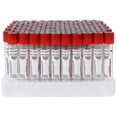 thumbnail image 2 of 100 Pcs Vacuum Tube Blood Collector Tubes Blood Collecting Tubes Tubes Lid Test Tubes Cover, 2 of 4