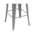 thumbnail image 6 of Howard 30inch Metal Stackable Bar Height Stool, Set of 4, Silver Color for Indoor, 6 of 6