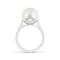 thumbnail image 2 of ANGARA Classic South Sea Cultured Pearl Ring in 925 Sterling Silver for Women | June Birthstone, Birthday, Anniversary, Jewelry Gift for Women | Pearl Ring, 2 of 7