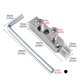 thumbnail image 3 of Juego de extractores de tornillos pelados | Kit de herramientas para quitar tuberías y grifos rotos | Acero aleado de alta resistencia | Funciona en tuberías de 1/2" y 3/4" | Extractor de pernos y, 3 of 5