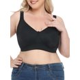 thumbnail image 1 of Sujetador de talla grande para mujer Cobertura completa Sin aros Comfort Bralettes Ropa interior Romacci Ropa interior de mujer, 1 of 7