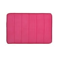 thumbnail image 1 of 40*60cm Microfibre Memory Foam Bathroom Shower Bath Mat With Non Slip Door Mat Rose Red, 1 of 1
