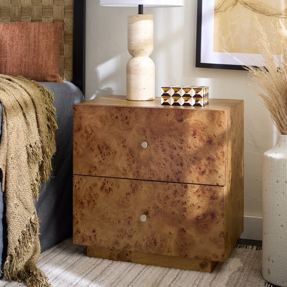 Safavieh Tahan Modern Wood Night Stands, Natural