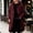 Wine, variant on IROINNID Mens Hooded Long Overcoat Button Front Winter Warm Coat with Side Pockets Solid Color Wool Blend Long Sleeve Casual Outerwear for Daily Commute and Weekend Wear