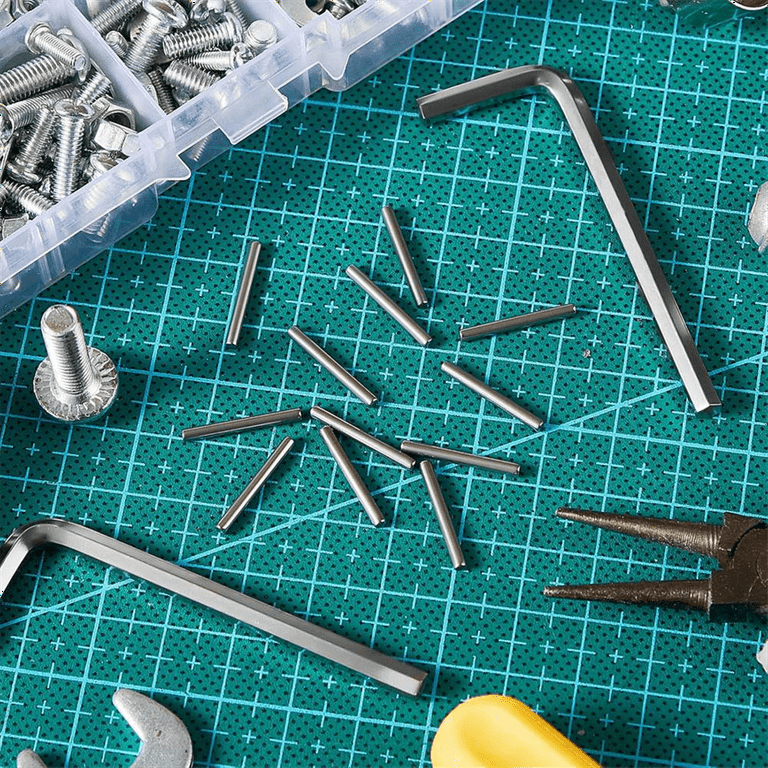 HOT Door Closing Hinge Pin Spring Loaded Tension Replacement Kit,Metal Nail for Self