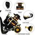 thumbnail image 6 of Sougayilang 6.2:1 High Speed Spinning Reel Aluminum Spool 22LB Fishing Reels, 6 of 7