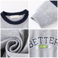 thumbnail image 5 of Boys Shirts Toddler Girls Long Sleeve Cartoon Letter Prints Tees Shirt Kids Clothes Boys Tshirts Grey 18 Months-24 Months, 5 of 7