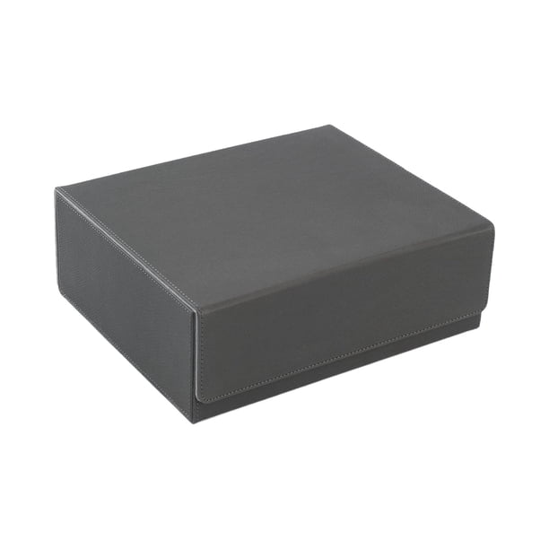 La caja de la cubierta de la carta contiene más de 1800 cartas coleccionistas de cartas impermeables de regalo gris oscuro