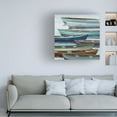 thumbnail image 3 of Canvas Wall Art - Max Maxx 'Anchored Boats' Wall Art for Living Room, Bedroom, or Office Décor by Trademark Fine Art - 14 x 14 Inches, 3 of 4