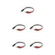 thumbnail image 3 of Tholdsy 3.5mm Dual Shielded Audio Cable Switch Adapter Splitter Sound Console Professional Plug Headphone for Smartphone Camcorder No.1 5piezas, 3 of 6