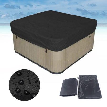 TFCFL 78.8  x 78.8  x 11.82  Square Hot Tub Cover Waterproof Outdoor SPA Cover Protector Dust-Proof UV Resistant