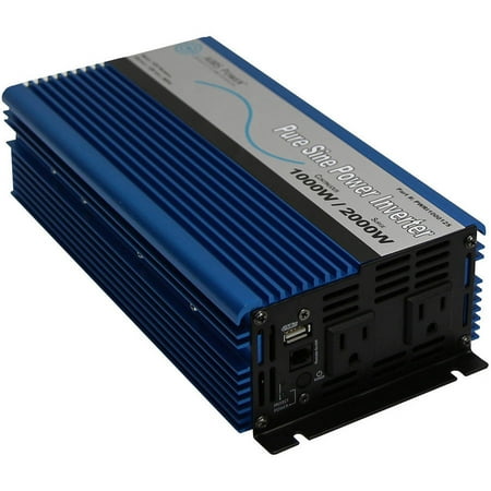 AIMS Power 1000 Watt 12 Volt Pure Sine Inverter - Walmart.com