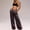 501_Brown, variant on Casual Pants for Women Satin Wide Leg Loose Casual Comfort Lounge Pants,Black L