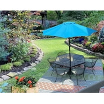 B-USA Outdoor Plastic Straw Rugs-9'x12' Green, Orange, Reversible Portable Waterproof Camper Mats, Avoid Returns Please.