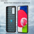 thumbnail image 5 of Samsung A53 5G case,Galaxy A53 5G case,with HD Screen Protector, Fashion Shock-Absorption Flexible TPU Bumper Soft Rubber Protective Case Cove for Samsung Galaxy A53 5G (Black Brushed TPU), 5 of 8