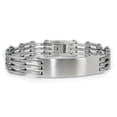 thumbnail image 1 of Stainless Steel Brush Finish ID Bracelet, 1 of 1