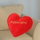 thumbnail image 1 of Almohada de tiro en forma de corazón, decoración del corazón dulce lindo almohada de cojín de corazón rojo para la fiesta, interior, 1 of 8
