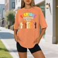 thumbnail image 4 of Ankishi Women Oversized Tshirt Everyone is Welcome Here Vintage Crewneck Short Sleeve Summer Cotton Tees for Leisure, 4 of 9