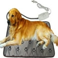 thumbnail image 1 of POINTERTECK Pet Heating Pad for Dogs Cats Heated Bed mat Indoor Electric Dog Heating pad Waterproof Cat Heating pad Chew Proof Cord Easy Clean(L), 1 of 7