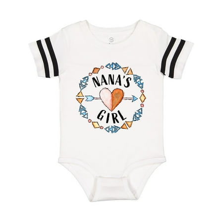 

Inktastic Nanas Girl- arrow heart circle Gift Baby Girl Bodysuit