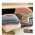 thumbnail image 3 of XINGAG Vertical Striped Throw Blanket, 39x59in Soft Bed Cover Sofa Blanket, Portable Lightweight Blanket for Bedroom Sofa Indoor Home Outdoor Camping Use, 3 of 3