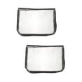 thumbnail image 3 of MLINS 2pcs Transparent Handbags Storage Organizer Clear Sundries Storage Bag Zipper Design Handbag Container, 3 of 8