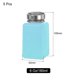 thumbnail image 2 of Botella dispensadora de alcohol de 5 piezas de 6 oz/180 ml, contenedor vacío, azul, 2 of 5