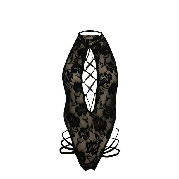 Fesfesfes Women Lingerie Sets Lace Sling Cross Sexy Lingerie Hollow Out Two  Piece Suit On Sale