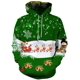 thumbnail image 1 of Sudaderas con capucha de Papá Noel para hombre, ropa con estampado 3D de muñeco de nieve de Navidad, ropa de mujer, Sudadera con capucha con personalidad, sudadera para niños, 1 of 4
