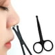 thumbnail image 1 of Recortadora manual de vello nasal de acero inoxidable para hombre, tijeras pequeñas para el cuidado de la nariz., 1 of 6