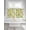 White, variant on Yellow Lemons Bathroom Window Curtain, Summer Botanical Checkered Pastoral Light Filtering Coffee Kitchen Curtains, Bedroom Living Room Curtains 2 Panel 84"x54"