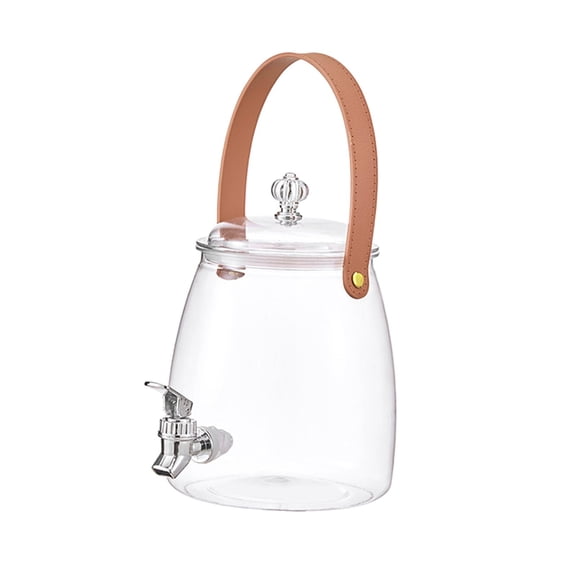 Baoblaze Beverage Dispenser with Spigot and ing Clear Juice Jug for Picnic Outdoor 9L