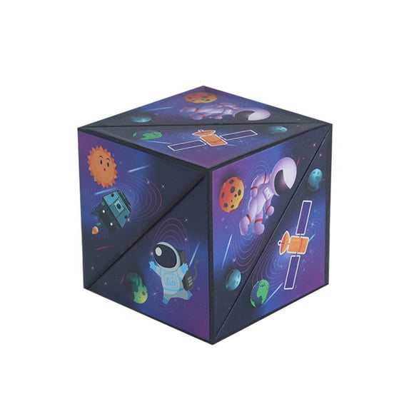 BeesClover Magnétique Vitesse Cube Géométrique en Trois Dimensions Cube Magique Décompression Puzzle Jouets pour les Cadeaux d'Anniversaire des Enfants