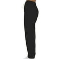 thumbnail image 4 of Capreze Ladies Two Piece Outfit Solid Color Tracksuit Set V Neck Jogger Sets Loose Fit Sweatshirt And Sweatpant Long Sleeve Sweatsuits Black 2XL, 4 of 5
