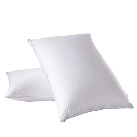 Oreiller en Duvet Royal Hotel - Enveloppe en Coton 500 Fils, Très Grand Lit, Ferme, 1 Oreiller Simple
