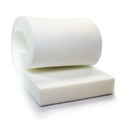 AK TRADING CO. High Density Upholstery Foam Cushion, Polyurethane Foam Sheet - Made in USA - 5 H x 24 W x 72 L