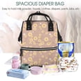 thumbnail image 5 of Gaeub Cute Bee Print Mummy Diaper Bag Backpack,Durable Maternity Baby Nappy Casual Shoulder Bags,Travel Hiking Outdoor Pack, 5 of 6
