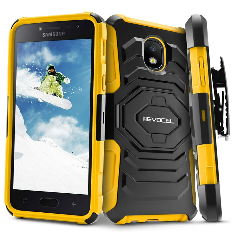 Galaxy J7 2018 Case Evocel Belt Clip Holster Kickstand Dual Layer New Generation Series Phone Case for Samsung Galaxy J7 2018 J7 V 2nd Gen J7 Refine J7 Crown