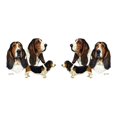 thumbnail image 3 of CafePress - Basset Hound Large Mug - 15 oz Ceramic Large White Novelty Mug, 3 of 6