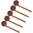 thumbnail image 1 of Wooden Utensils Japanese Tortoise Shell Spoon 5Pcs Wooden Spoons Sturdy Handle Hand Polished Smoother Light Weight Japanese Tortoise Shell Spoon For Restaurant GiftsWith Holes, 1 of 8