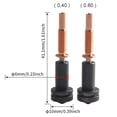 thumbnail image 3 of Nozzle,Comes With 2pcs And 0.6mm 2pcs Silicone Compatible And Nozzle With Compatible Silicone Nozzles Steel/copper Nozzles Steel/copper Comes 2pcs Included 2pcs, 3 of 6